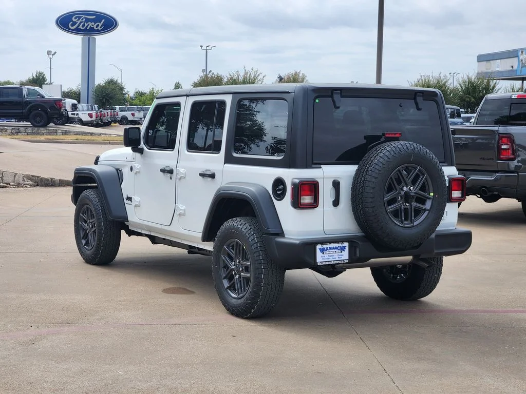 New 2026 Bright White Clear-Coat Exterior Paint Jeep Sport S image 3