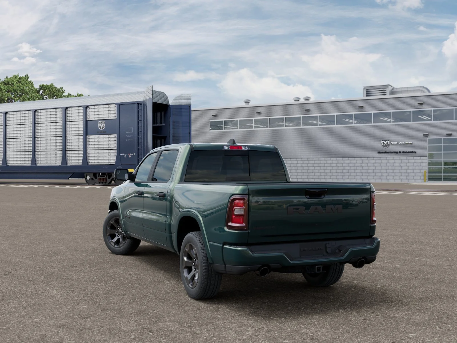 New 2026 Serrano Green Metallic RAM Big Horn/Lone Star image 2
