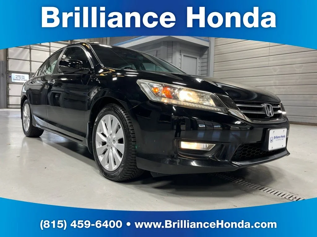 Used 2013 Crystal Black Pearl Honda EX-L image 1