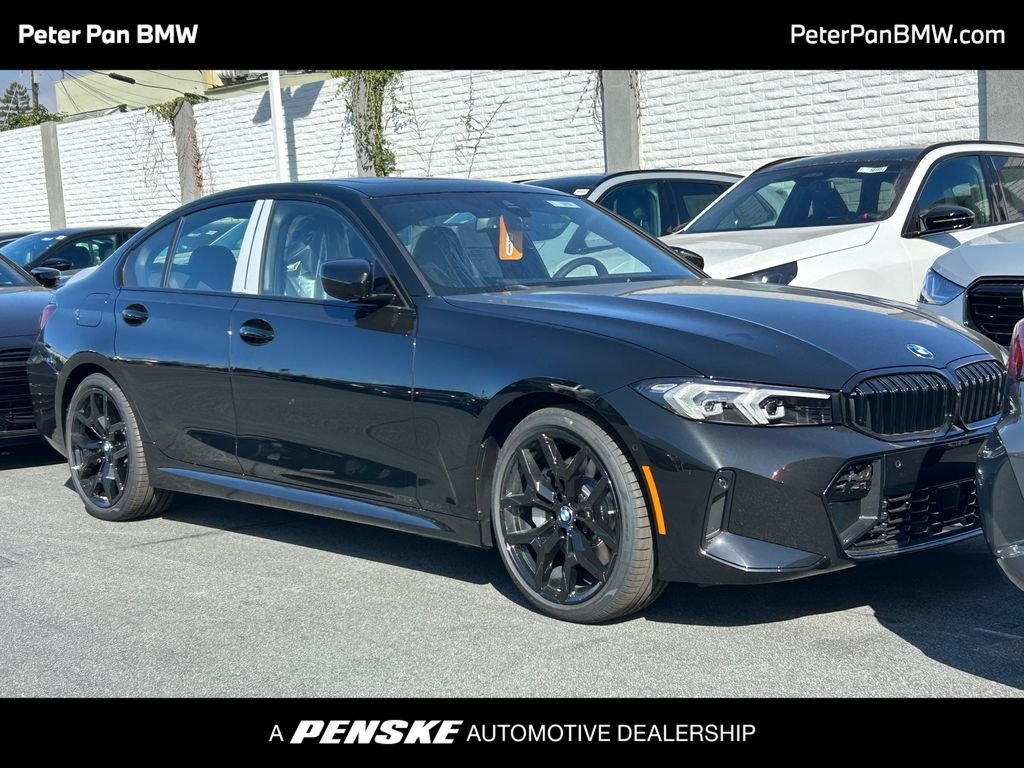 New 2026 Black Sapphire Metallic BMW 330i image 1
