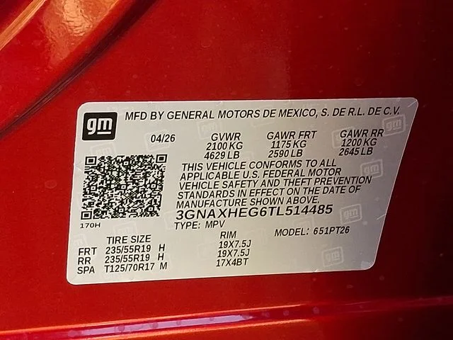New 2026 Red Chevrolet LT image 21