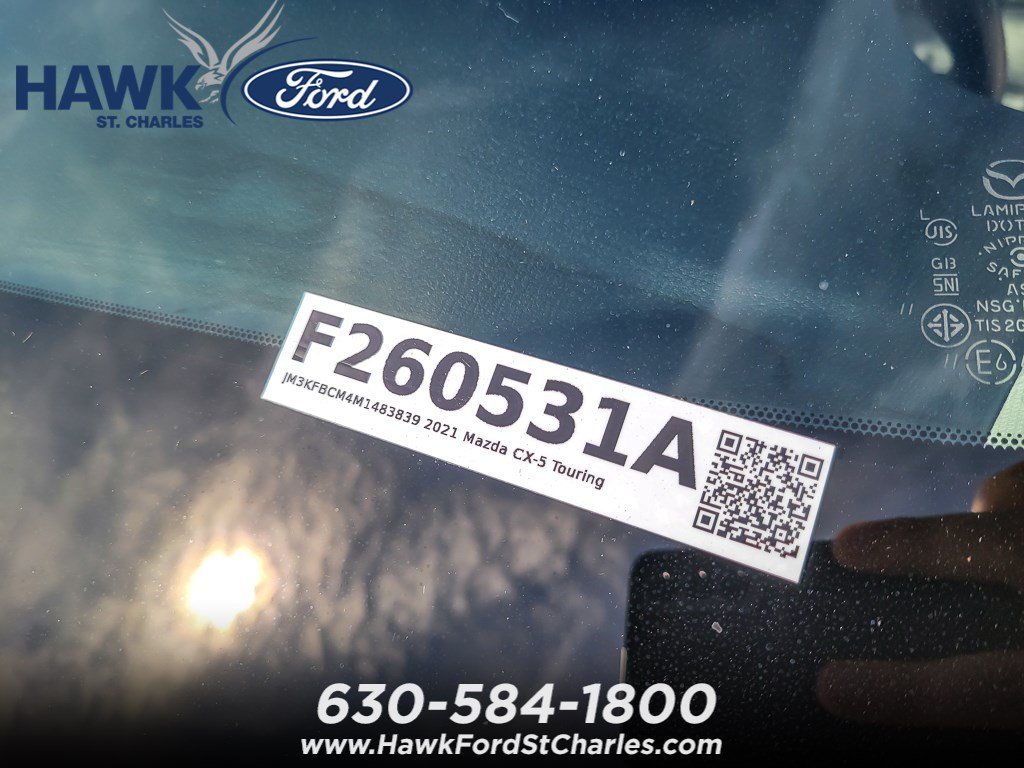 Certified Used 2021 Sonic Silver Metallic Mazda Touring image 24