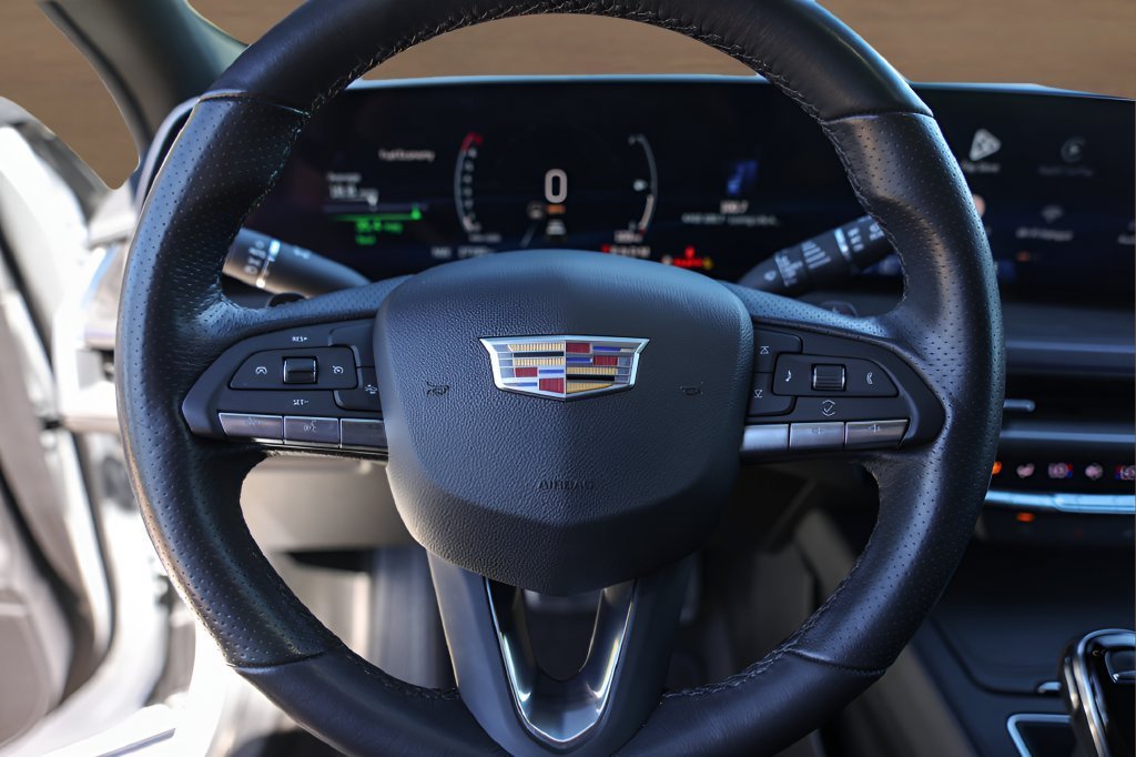 Certified Used 2025 Crystal White Tricoat Cadillac Sport image 12