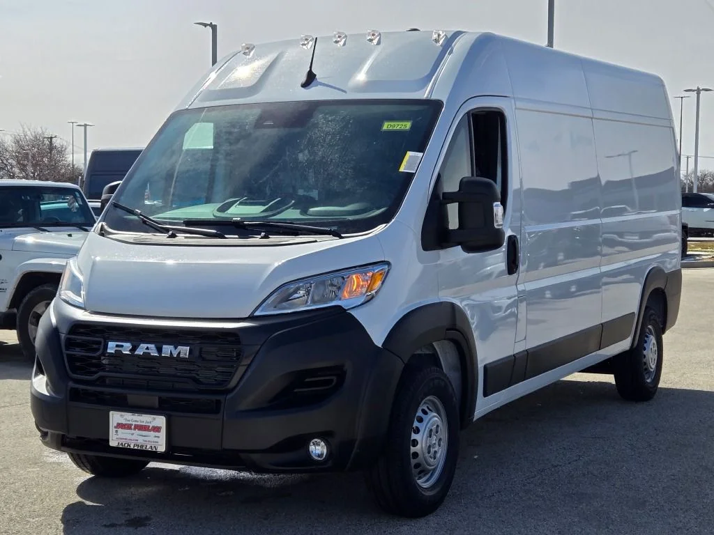 New 2026 Bright White Clear-Coat Exterior Paint RAM 2500 High Roof Cargo Van 159 WB image 3
