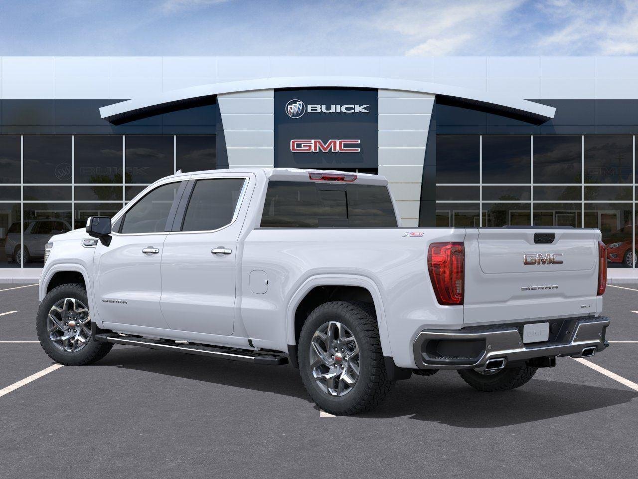 New 2026 Glacier White Tricoat GMC SLT image 3