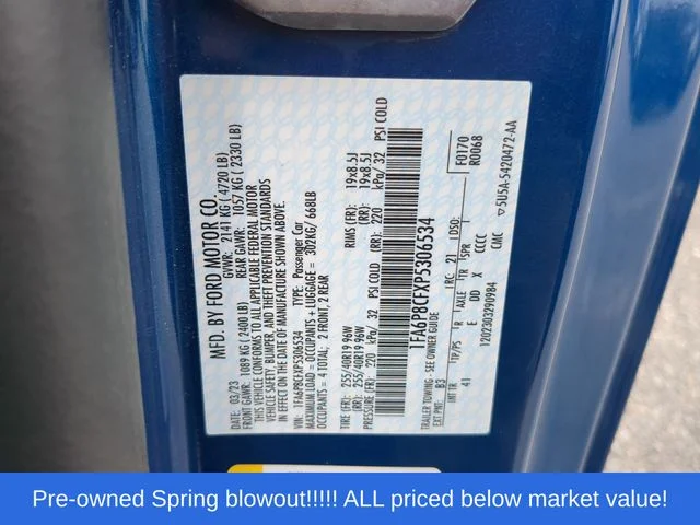 Used 2023 Blue Ford GT Premium image 45