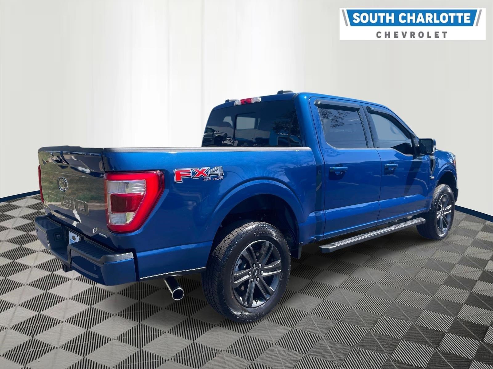 Used 2022 Blue Ford LARIAT image 4
