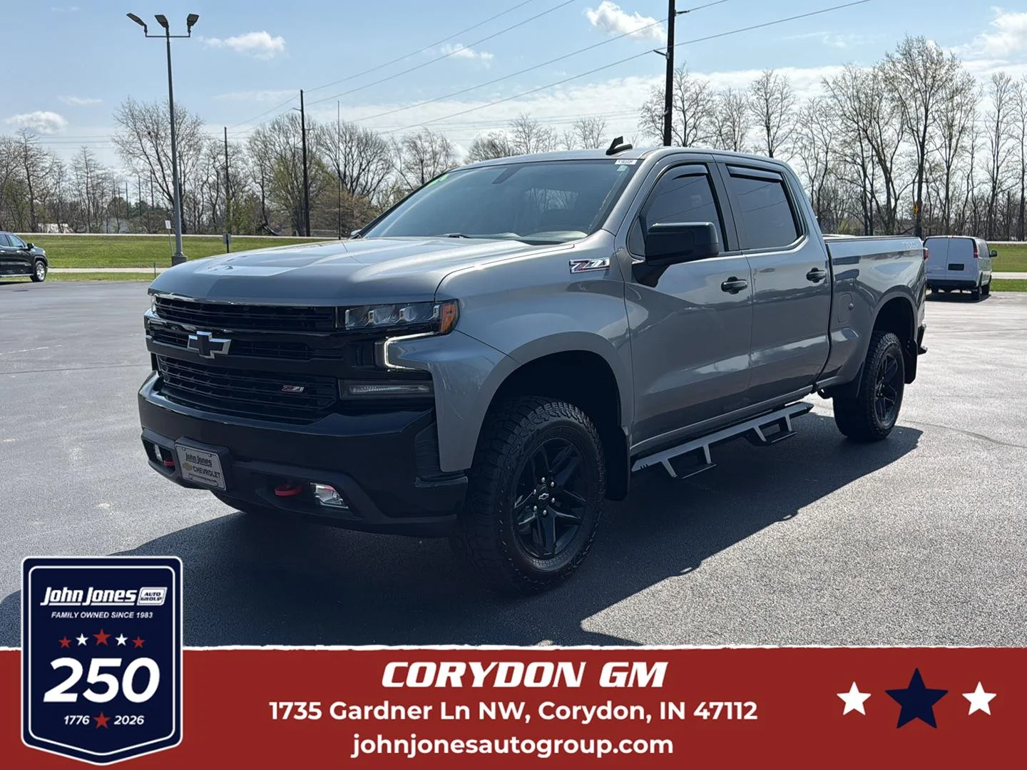 Used 2021 Satin Steel Metallic Chevrolet LT Trail Boss image 1