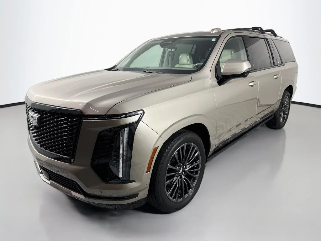 Used 2025 Latte Metallic Cadillac Sport Platinum image 1