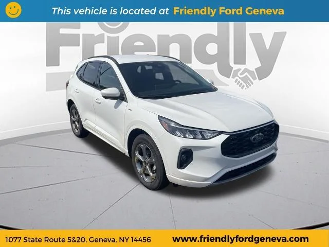 Used 2023 White Metallic Ford ST-Line Select image 3