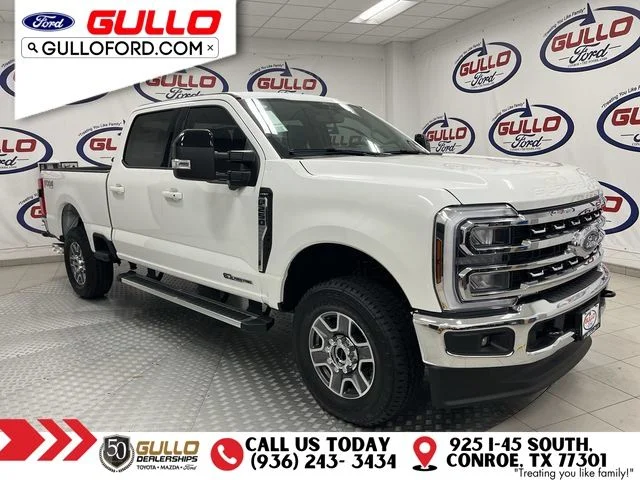 New 2026 Star White Metallic Tri-Coat Ford Lariat image 1