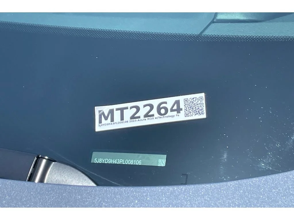 Used 2023 Lunar Silver Metallic Acura TECH image 110