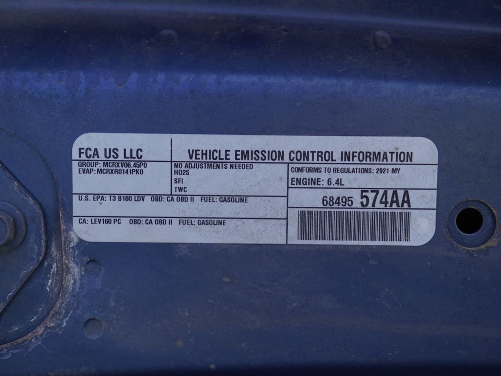 Used 2021 Blue Dodge R/T Scat Pack Widebody image 6