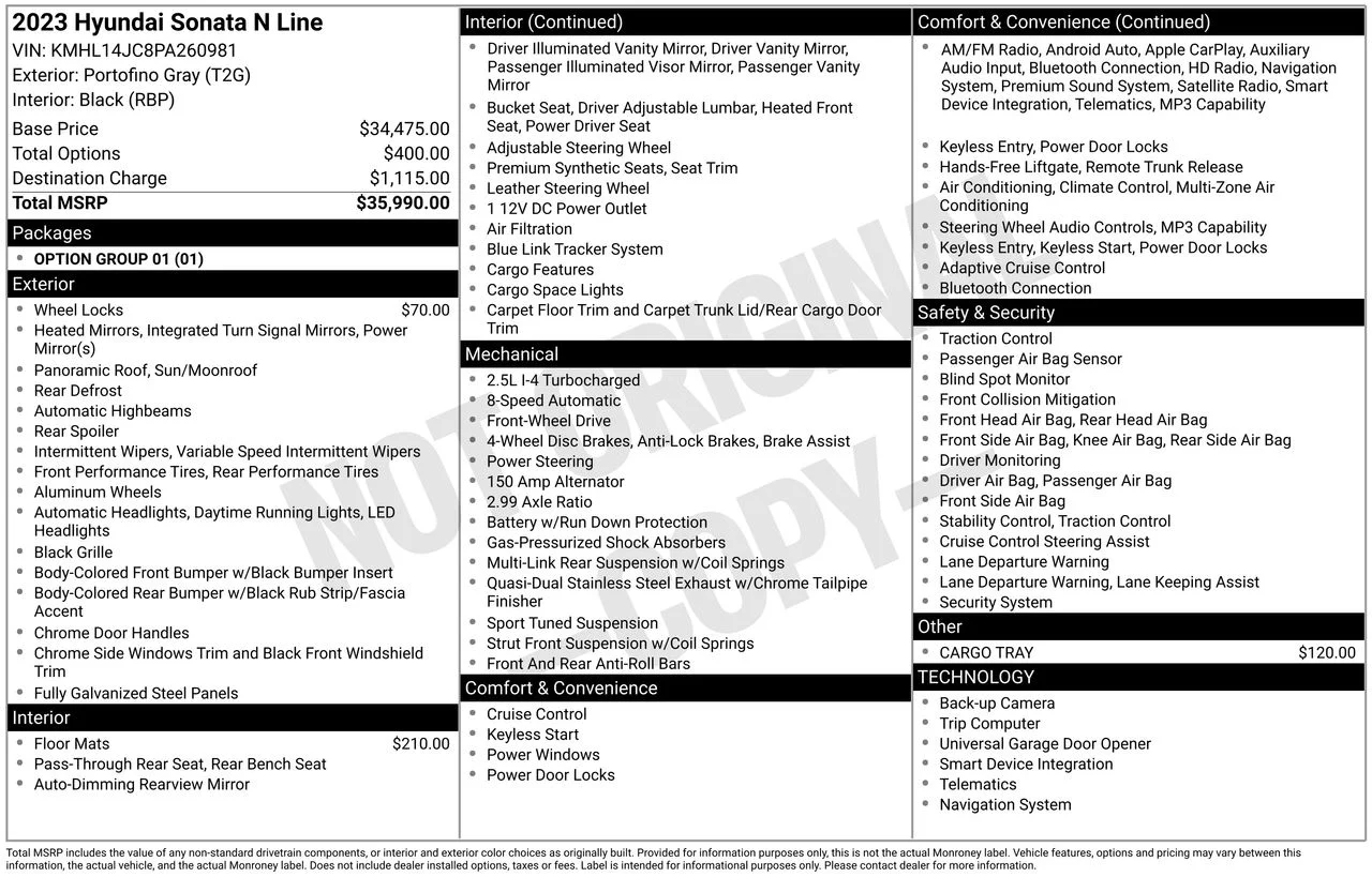 Used 2023 Gray Hyundai N Line image 41