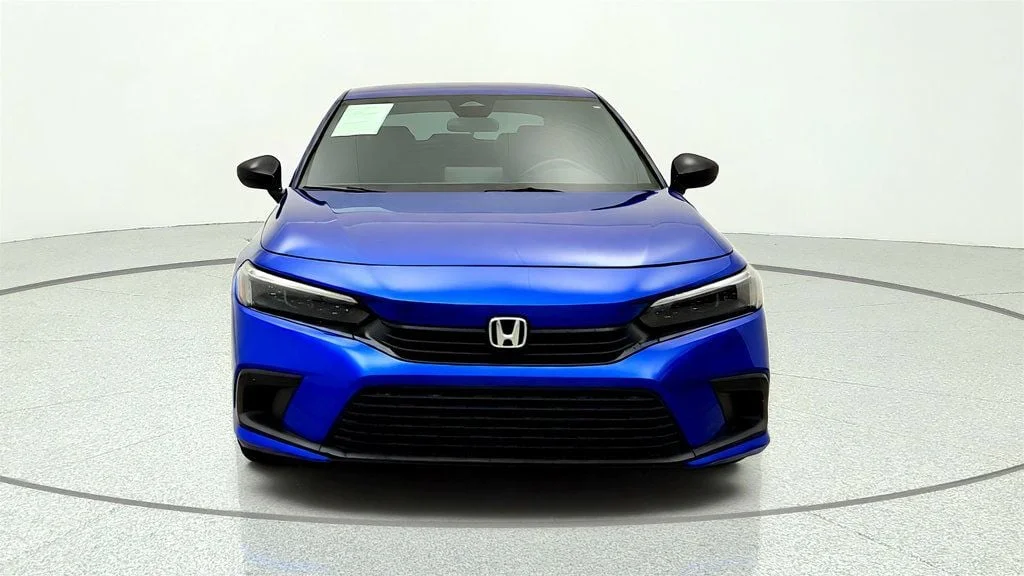 Used 2022 Aegean Blue Metallic Honda Sport CVT image 2