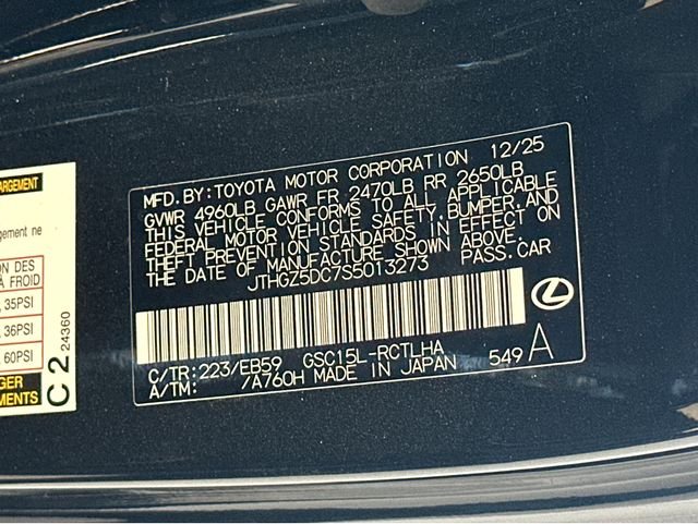 New 2025 Caviar Lexus  350 F SPORT AWD image 39