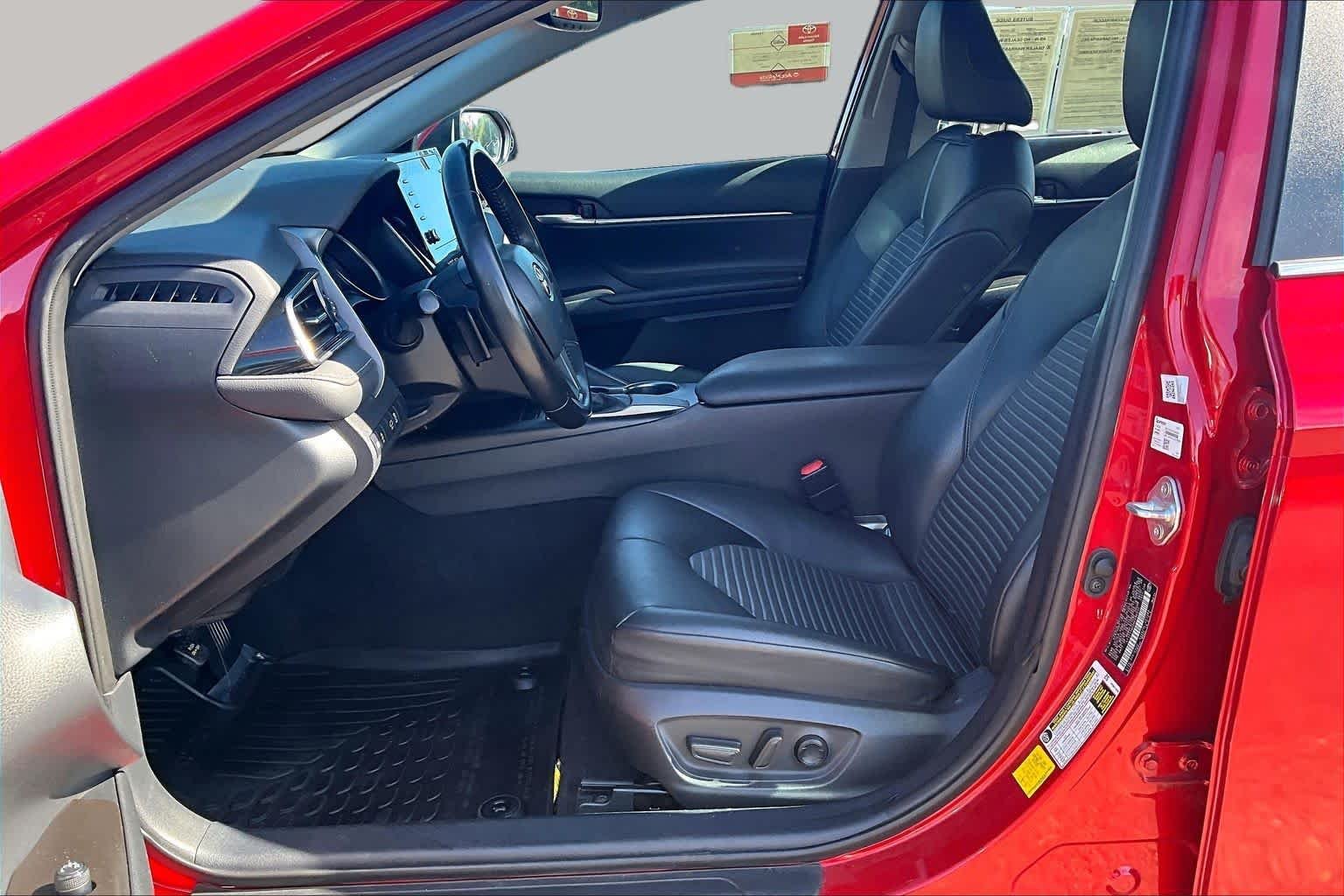 Used 2021 Supersonic Red Toyota SE image 7
