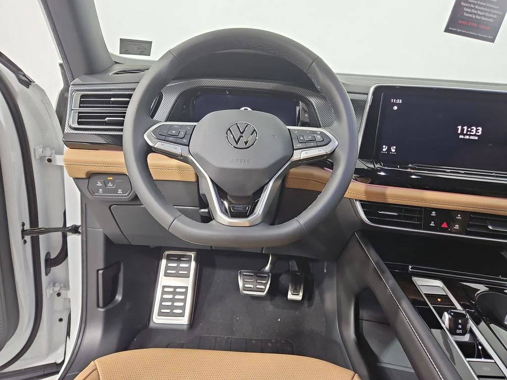 New 2026 White/off-white Volkswagen 2.0T SEL R-Line Black image 13