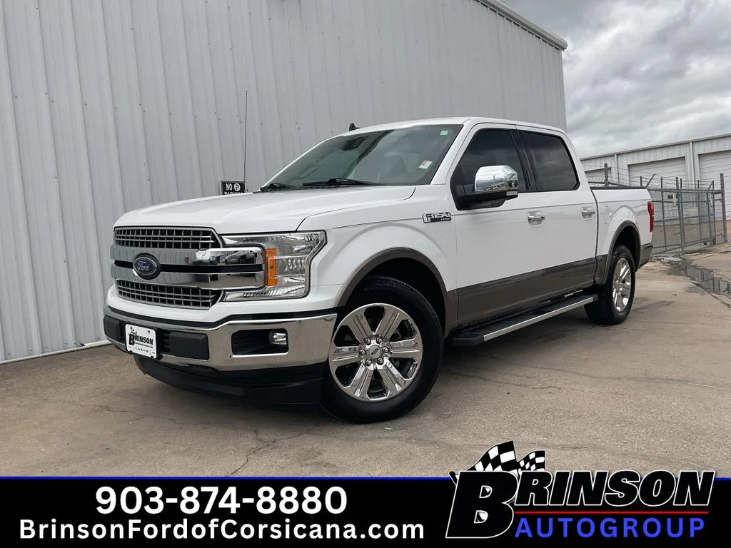 Used 2019 OXFORD WHITE Ford LARIAT image 1