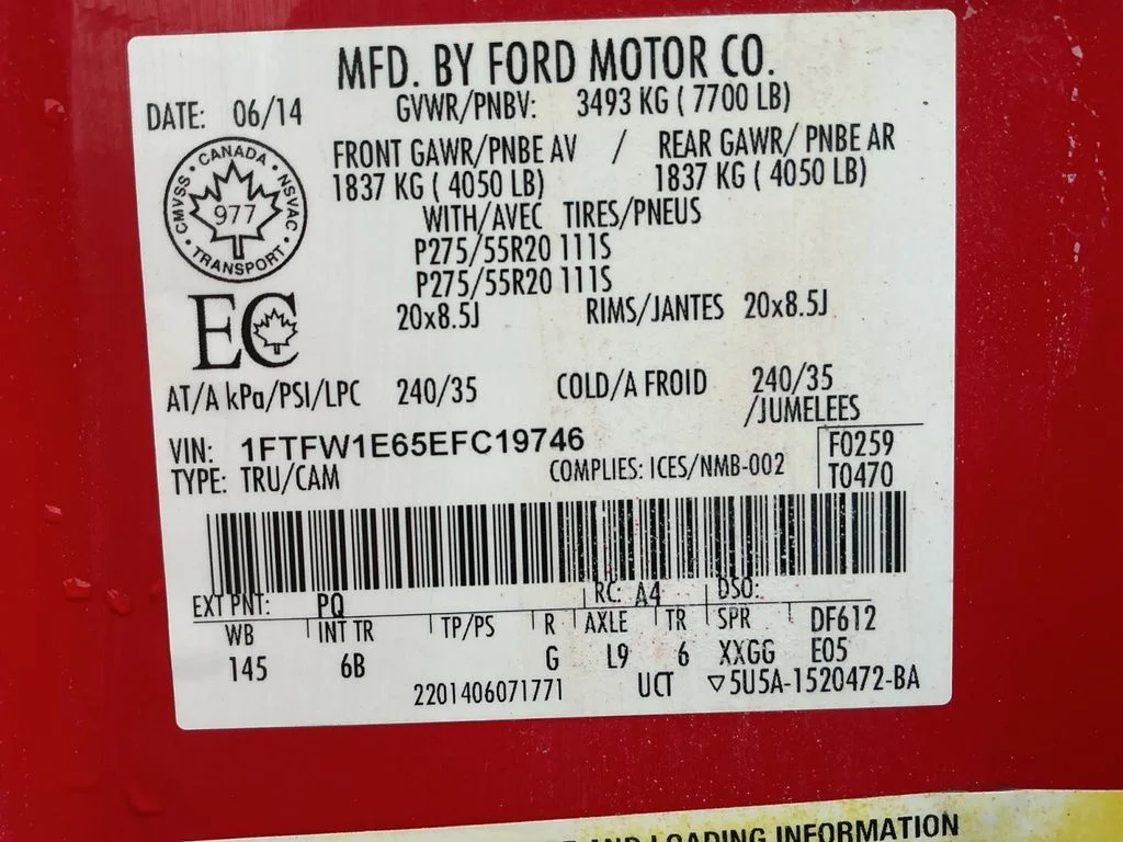 Used 2014 Red Ford Platinum image 31