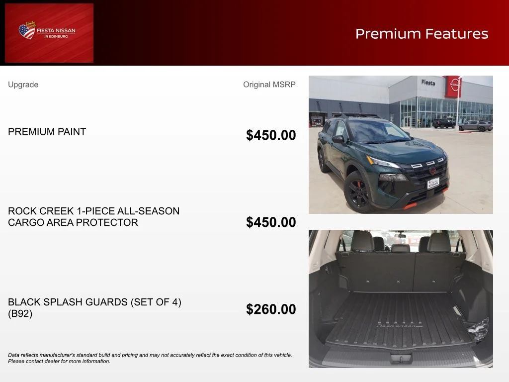 New 2026 Obsidian Green Pearl Nissan Rock Creek® image 3