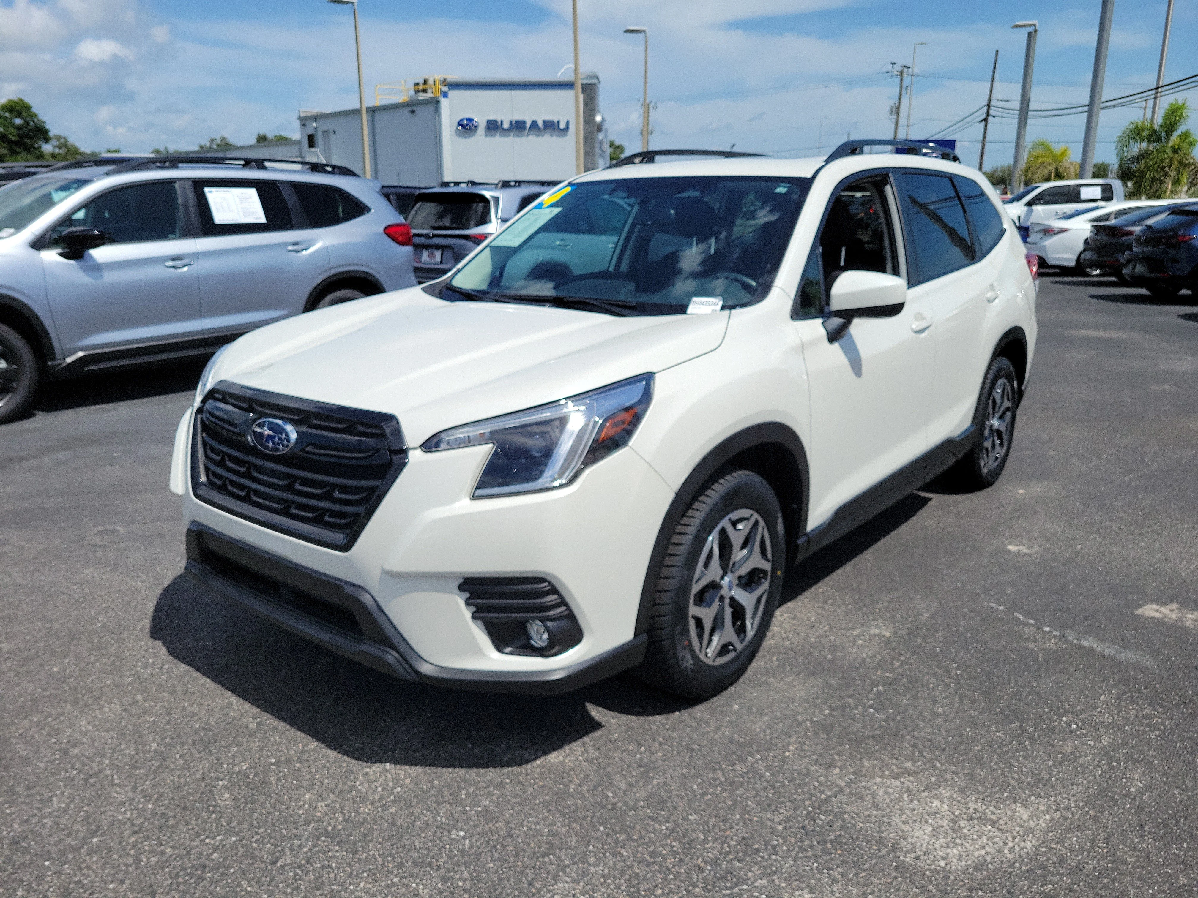Used 2024 Crystal White Pearl Subaru Premium image 3