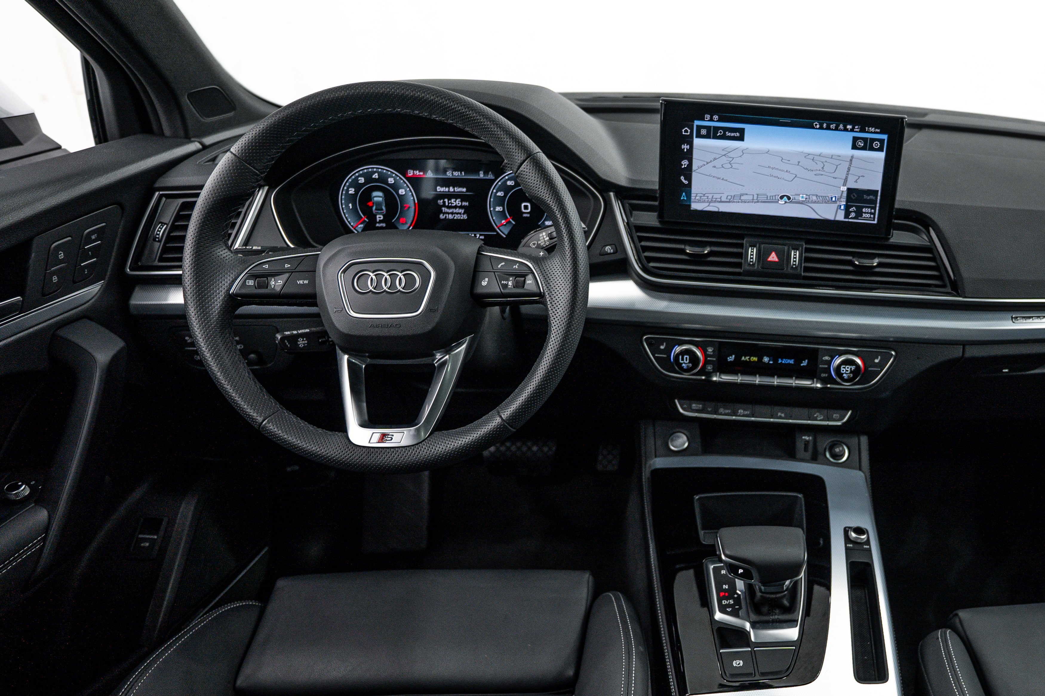 Certified Used 2024 Glacier White Metallic Audi S line Premium Plus image 17
