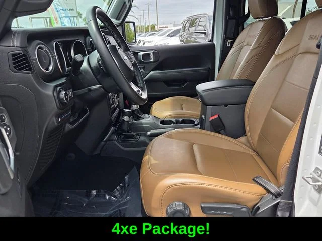 Certified Used 2022 White Jeep Unlimited Sahara 4xe image 12