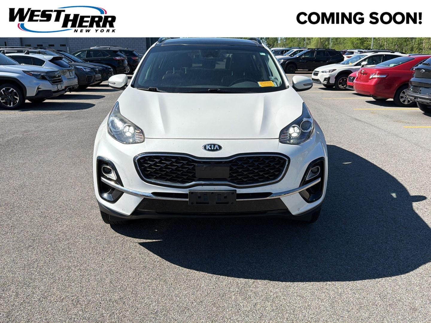 Used 2020 Snow White Pearl Kia EX image 1