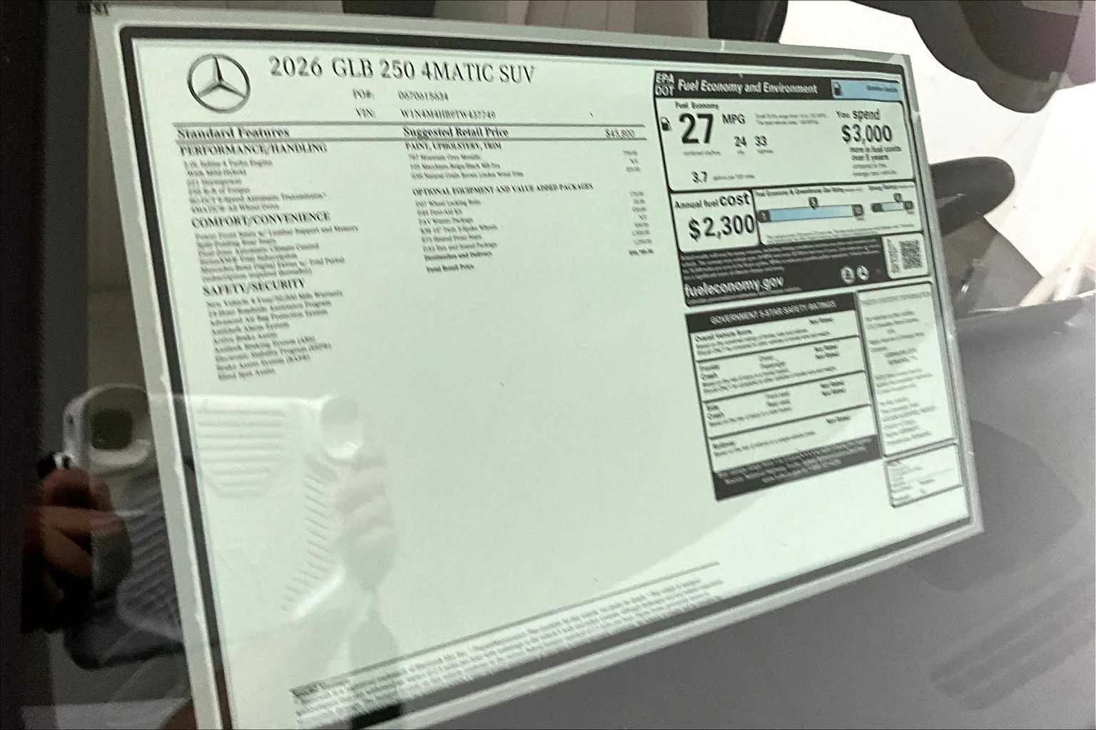 New 2026 787/Mountain Gr Mercedes-Benz GLB 250 image 17