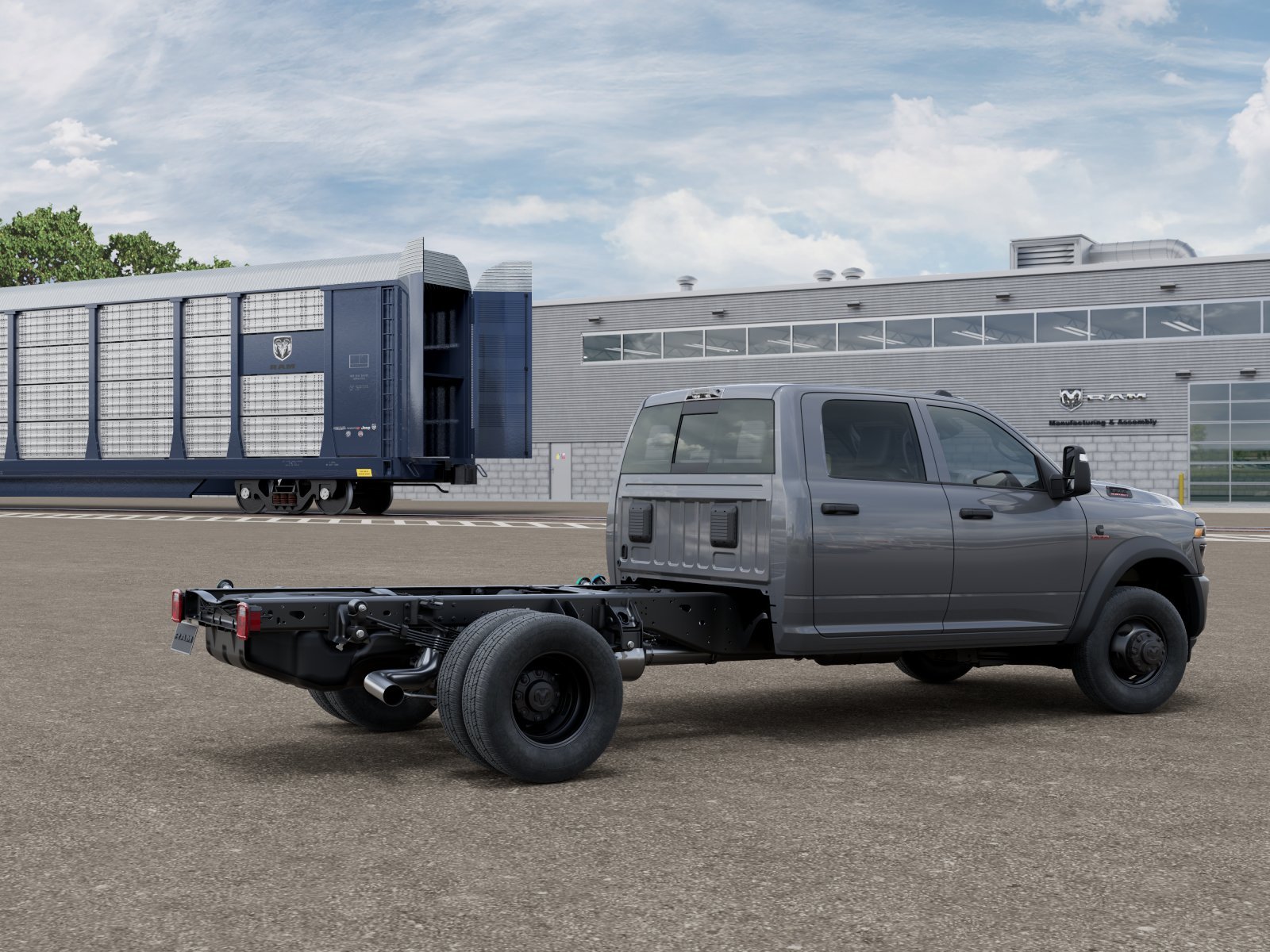 New 2026 Ceramic Gray Clear-Coat Exterior Paint RAM TRADESMAN image 2