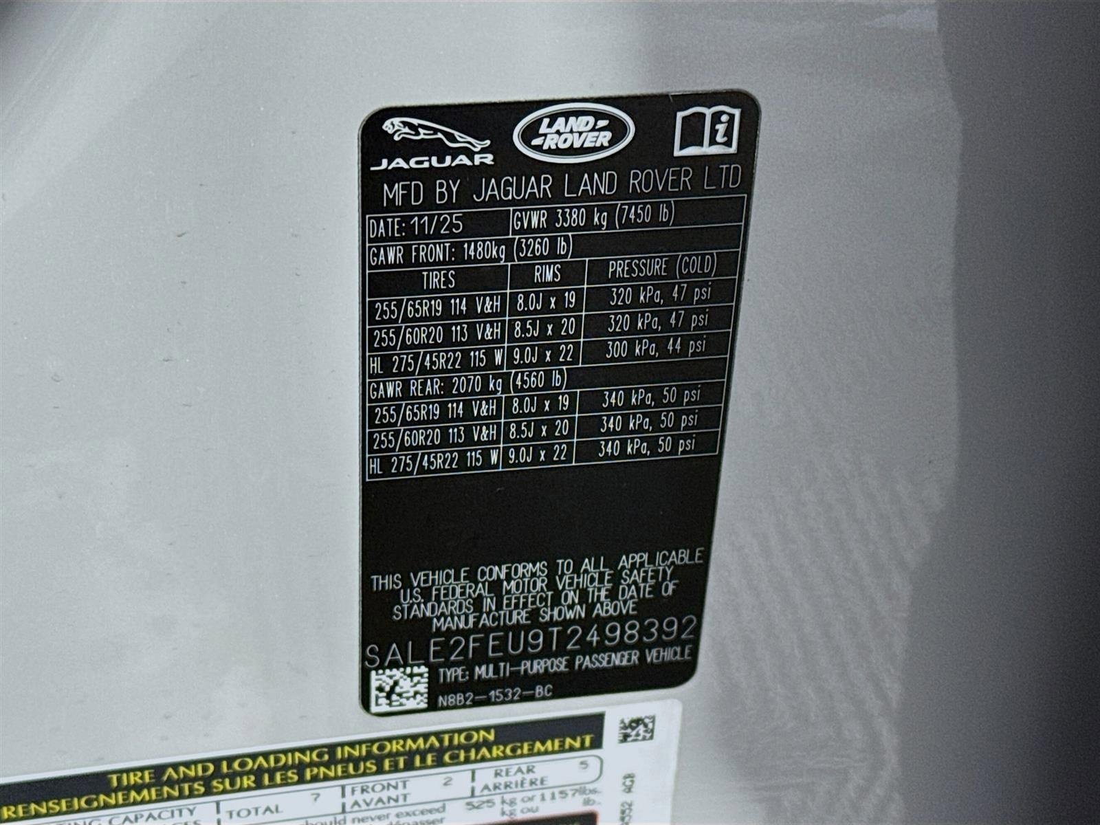 Used 2026 Gray Land Rover X-Dynamic SE image 34