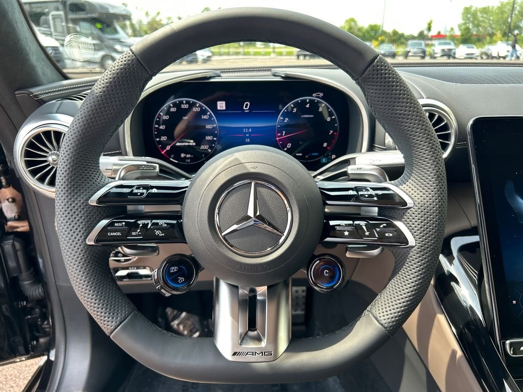 New 2027 Obsidian Black Metallic Mercedes-Benz AMG® SL 43 Roadster image 18
