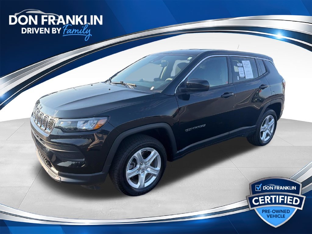 Used 2024 Black Jeep Sport image 1