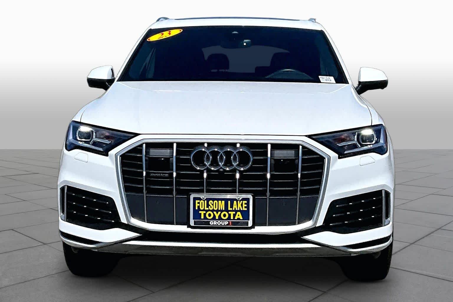 Used 2023 Glacier White Metallic Audi Premium image 3