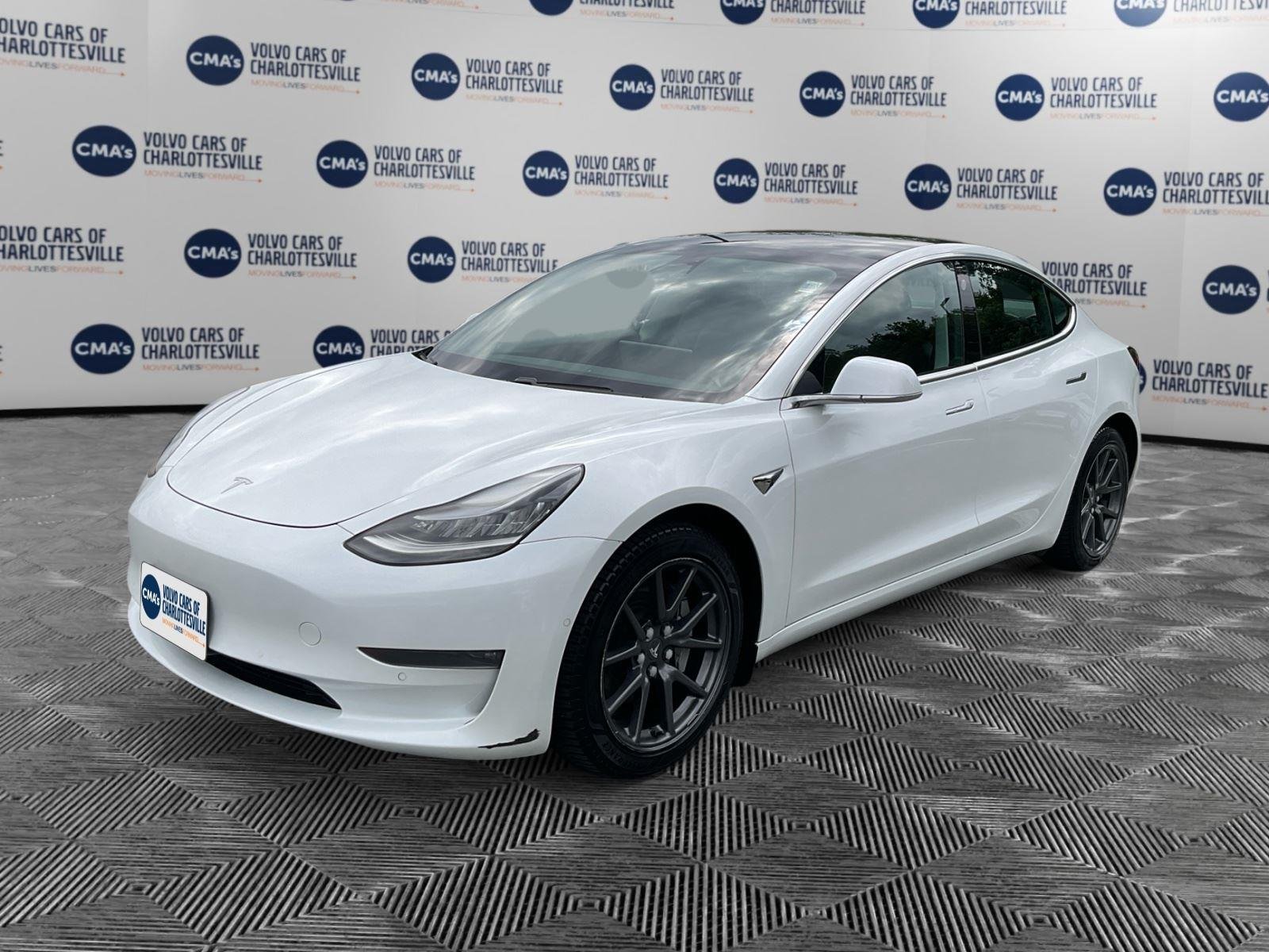 Used 2019 Pearl White Multi-Coat Tesla Long Range image 1