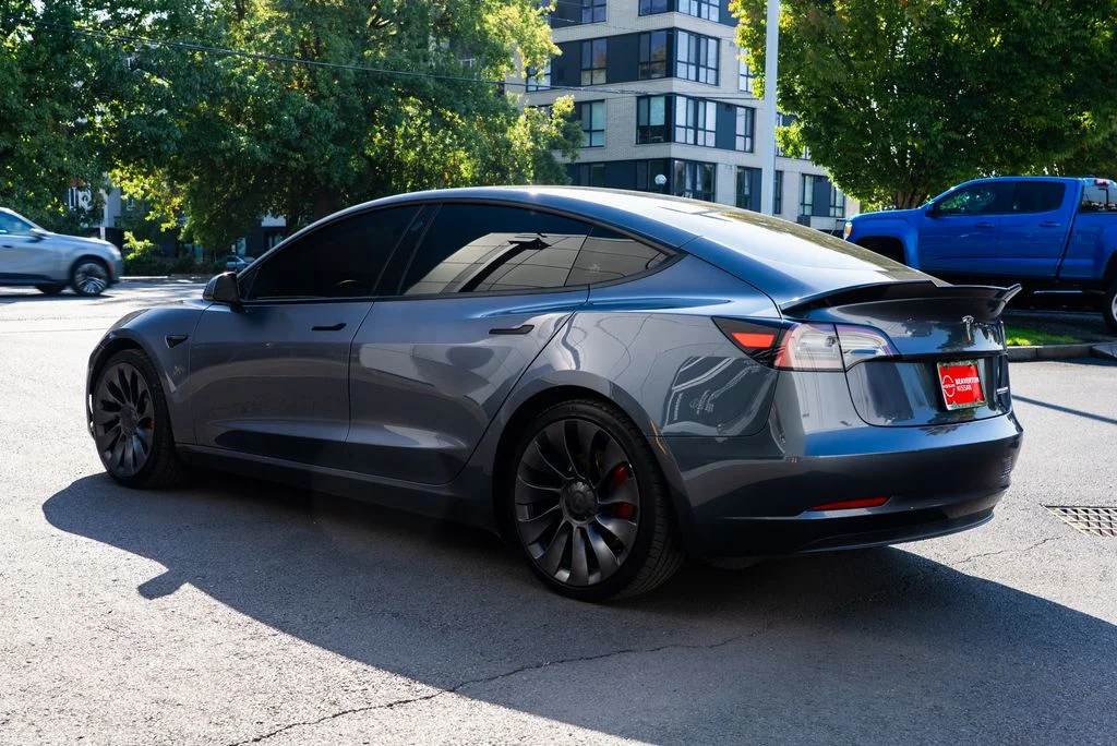 Used 2023 Gray Tesla Performance image 4