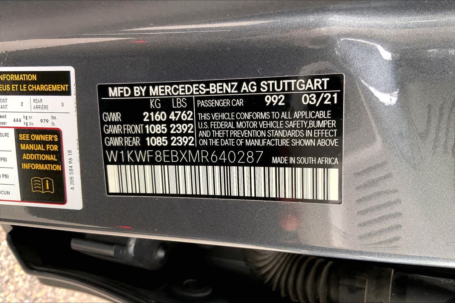Used 2021 Selenite Grey Metallic Mercedes-Benz C 300 image 37