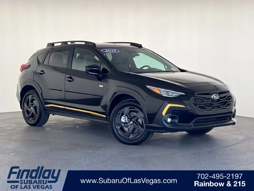 Certified Used 2025 Black Subaru Sport image 1