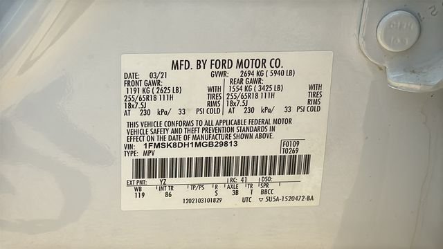 Used 2021 White Ford XLT image 31