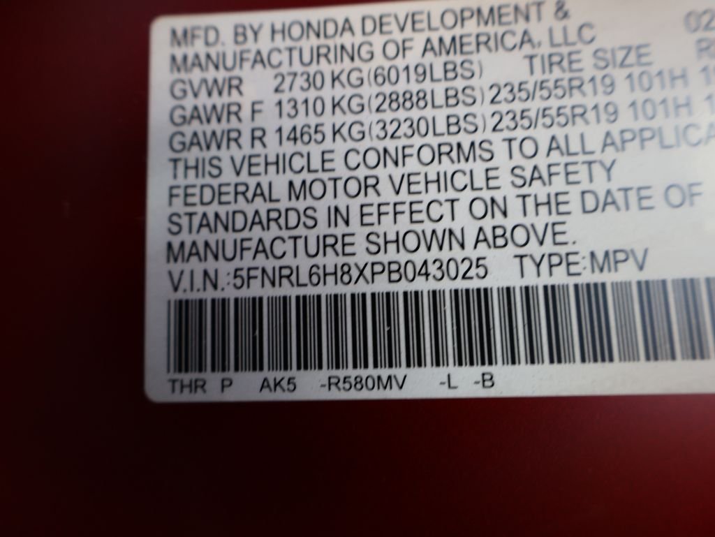 Used 2023 Red Honda Touring image 13