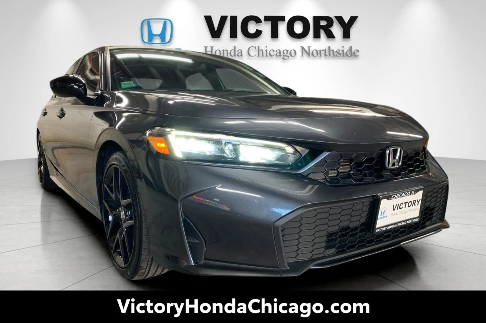 Certified Used 2025 Meteorite Gray Metallic Honda Sport image 1
