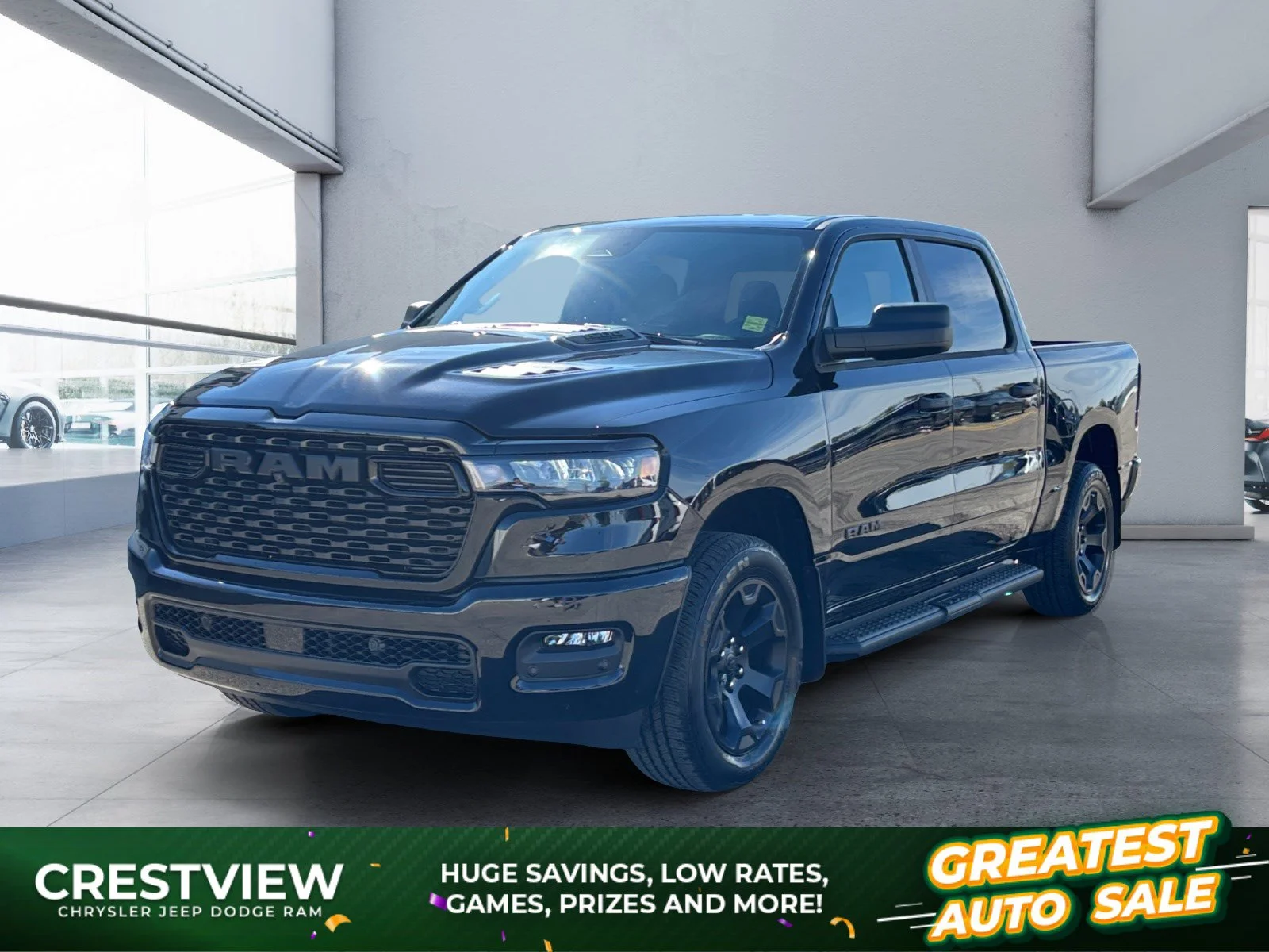 New 2027 Diamond Black Crystal Pearl Ram Express image 1