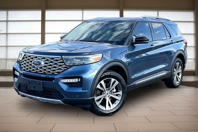 Used 2020 Blue Ford Platinum image 1