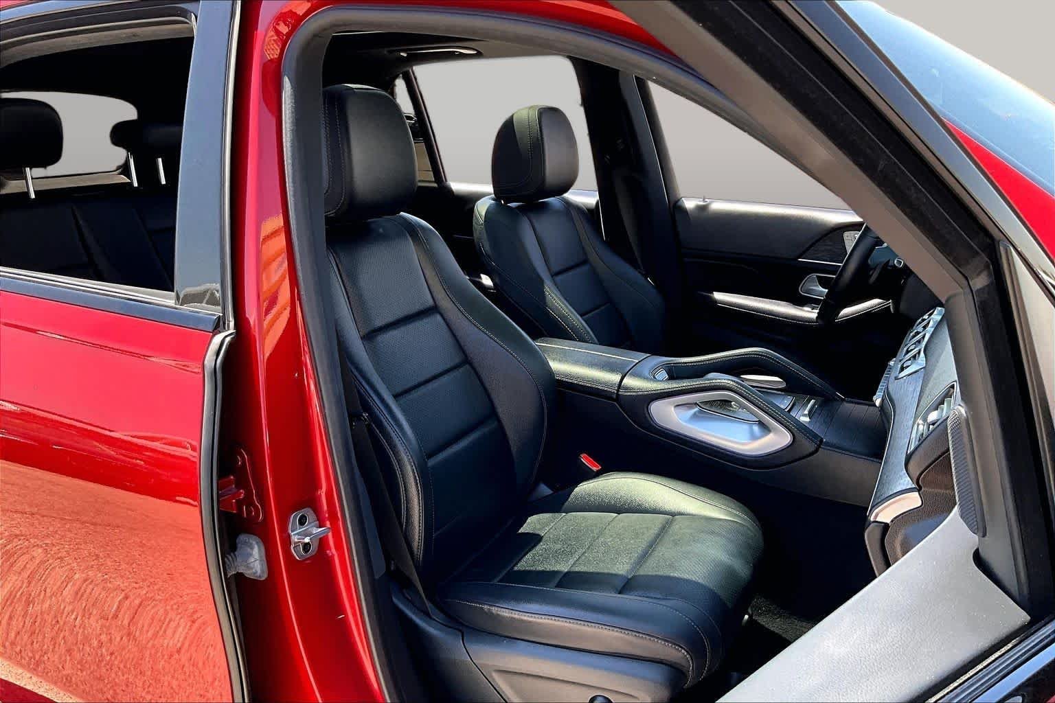 Used 2022 MANUFAKTUR Cardinal Red Metallic Mercedes-Benz GLE 350 image 8