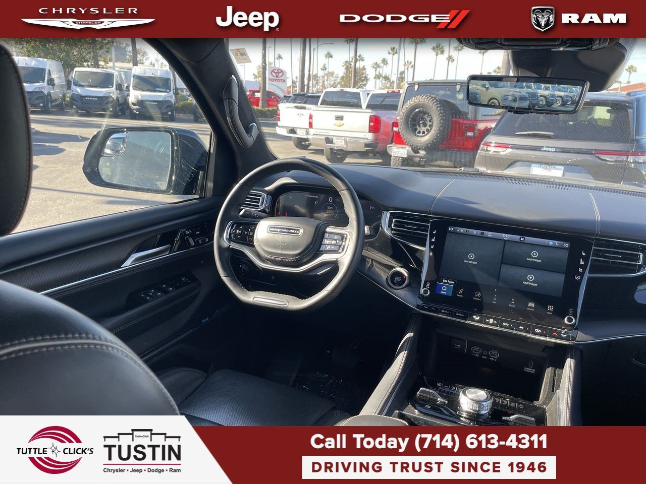 Used 2024 Diamond Black Crystal Pearlcoat Jeep Series II image 10