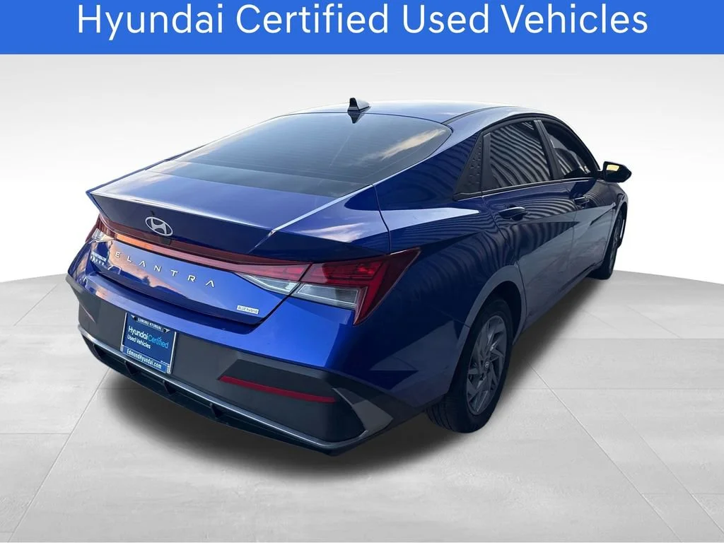 Certified Pre-Owned 2025 Hyundai Elantra Hybrid Blue
