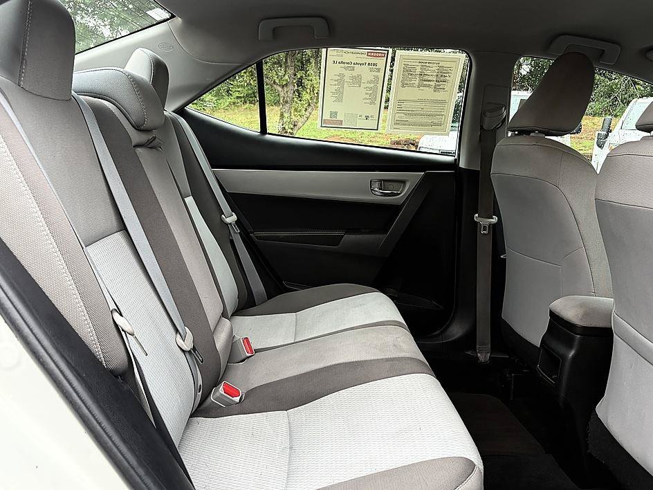 Used 2018 Super White Toyota LE image 12