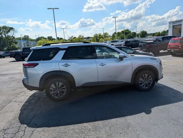 Used 2025 Brilliant Silver Metallic Nissan SV image 45