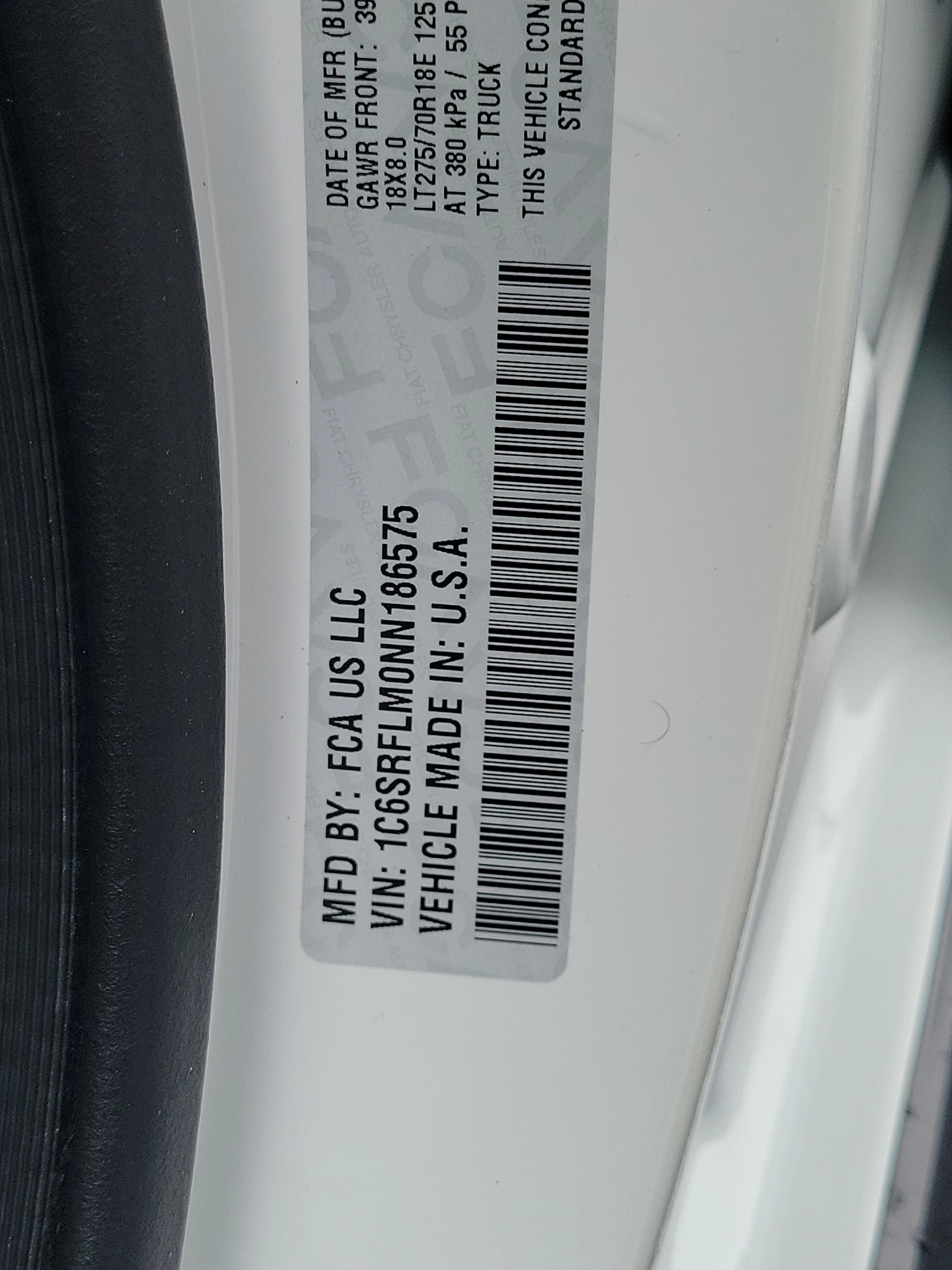 Used 2022 Bright White Clearcoat Ram Rebel image 30